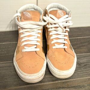 Cute! Pink and Rose Gold VANS - Size 10